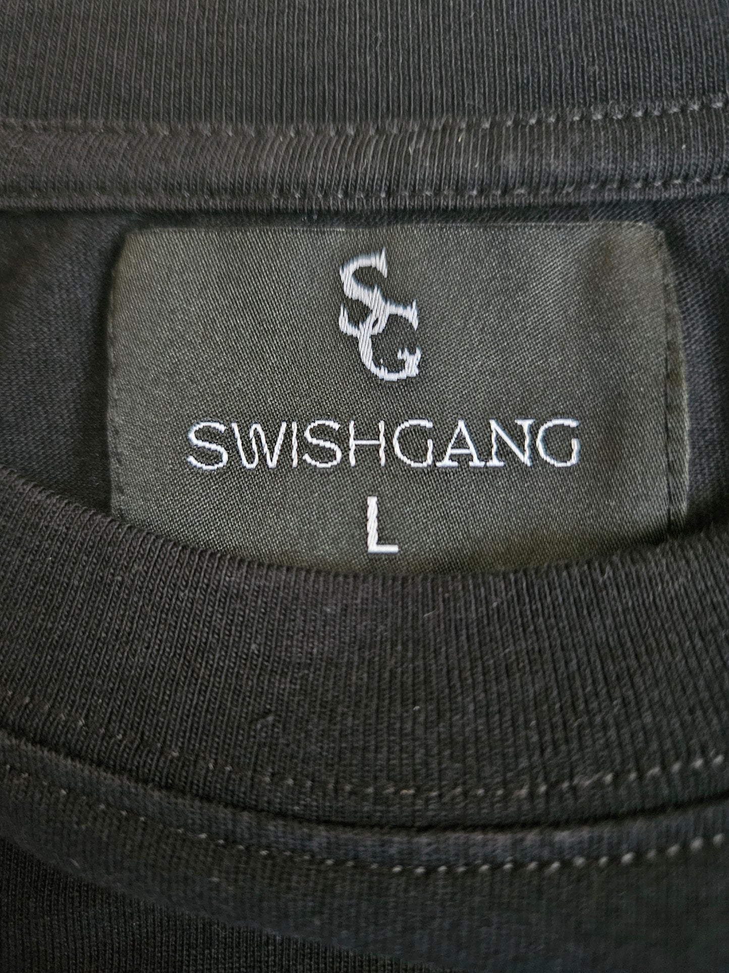 SwishGang signature black tee